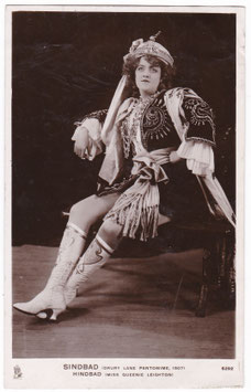 Queenie Leighton "Sindbad" Drury Lane 1907. Tucks 5292