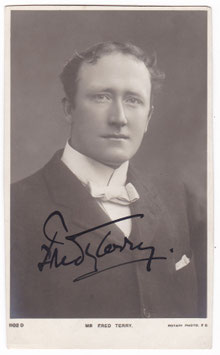 Fred Terry. Rotary 1102 D. Signed postcard