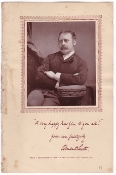 Clement William Scott. Martin & Sallnow, 1886. Carbon