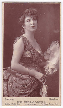 Fanny Mary Bernard Beere (née Whitehead) Downey CDV