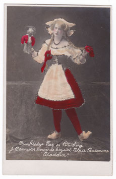 Gladys Ray (sister of Gabrielle Ray) "Aladdin" J Bannister Howard's Crystal Palace pantomime, 1906