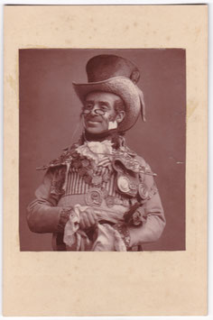 Arthur Roberts as Polydore Poupart in "The Old Guard" Barraud. 1888. Woodburytype