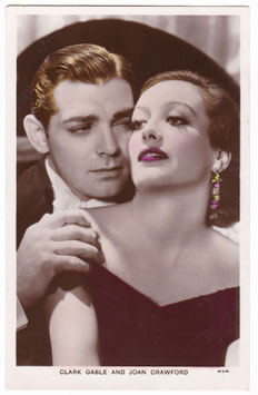 Clark Gable and Joan Crawford. Film Partners PC 108
