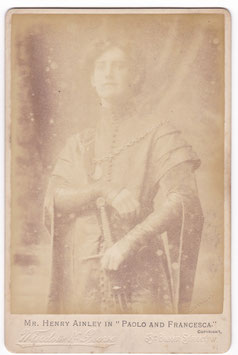 Henry Ainley "Paolo And Francesca" Window & Grove. Cabinet photo