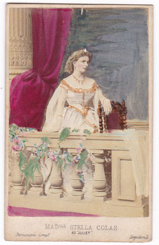 Stella Colas "Romeo And Juliet" 1863. London Stereoscopic Co. CDV