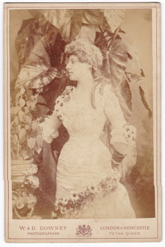 Miss Louis. Actress, contralto. Gaiety Theatre, 1877-80. W & D Downey cabinet photo
