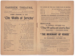 The Walls Of Jericho. Arthur Bourchier, Violet Vanbrugh, O B Clarence, Muriel Beaumont, Evelyn Beaumont. Garrick, 1904/05