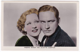 Fredric March and Juliette Compton. Film Partners PC 37