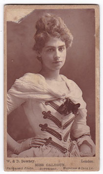 Eleanor Calhoun (Princess Eleanor Lazarovich Hrebelianovich) W & D Downey CDV