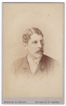 Squire Bancroft. Window & Grove CDV