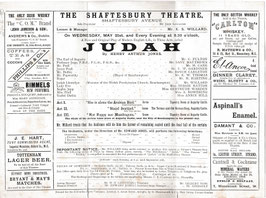 Judah. Charles Fulton, E S Willard, Bessie Hatton. Shaftesbury, 1890