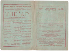 The J P (Justice Of The Peace) Florence Lloyd, Amy Farrell, Daisy Atherton, Maud Sandford, Lionel Rignold. Strand, 1898