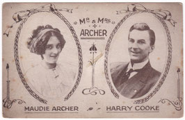 Maudie Archer and Harry Cooke. Comedy Act