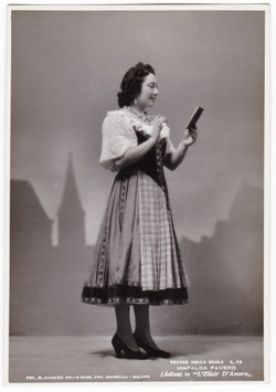 Mafalda Favero "L'Elisir D'Amore" M. Camuzzi, Milan