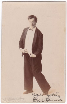 Fred Spencer. Comedian, impressionist. Signed postcard