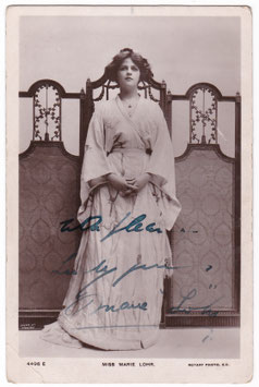 Marie Löhr. Rotary 4496 E. Signed postcard