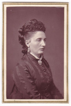 Arabella Goddard. Pianist. Woodburytype CDV