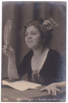 Maria Ivogün as Rosina "The Barber of Seville" Alex Ehrenzweig