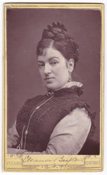 Eleanor Bufton (1842-1893) Figaro Portrait. CDV