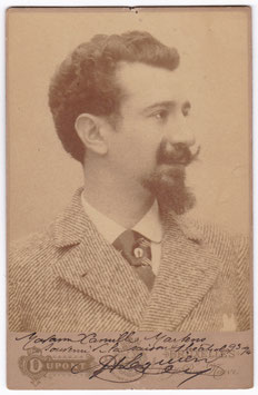 Henry Seguin. Baritone. Dupont signed cabinet photo