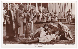 Elizabeth Taylor. Joan Fontaine "Ivanhoe" Picturegoer D 190