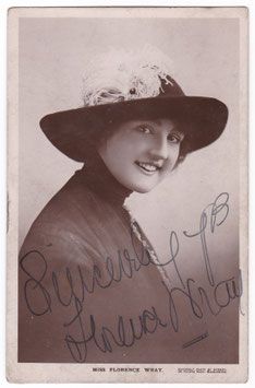 Florence Wray. Sydney's Studio. Signed postcard