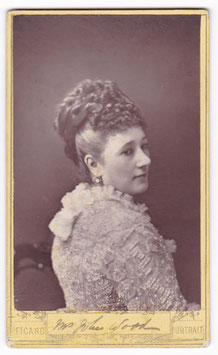Matilda Charlotte Vining (Mrs John Wood) Figaro portrait CDV