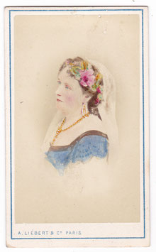 Louise Charlotte Abingdon. Liébert, Paris. CDV