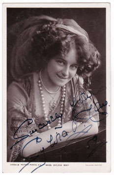 Sylvia May as Sonia "The Merry Widow" Rotary 11454 B. Signed