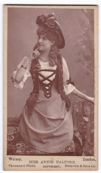 Annie Halford. Walery, London. CDV