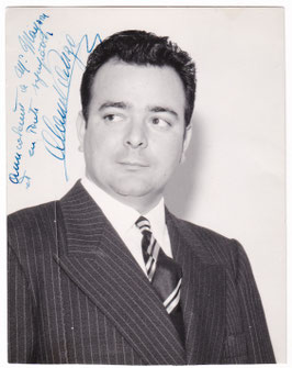 Alain Vanzo. Signed photo