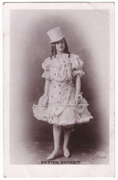 Bertha Duckett. Male impersonator, comedienne, dancer