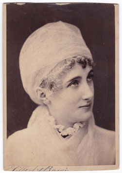 Maud Branscombe. Gilbert & Bacon, Philadelphia cabinet photo