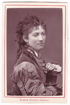 Jessie Vokes. Lock & Whitfield. 1876. Woodburytype CDV
