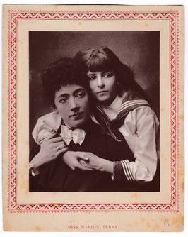 Marion Terry as Mrs Errol and Vera Beringer as Cedric Errol "The Real Little Lord Fauntleroy" Barraud, 1889. Carbon