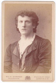 Wilson Barrett. W & D Downey cabinet photo