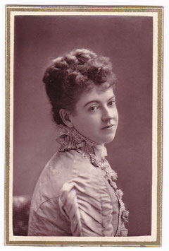 Linda Dietz. Woodburytype CDV