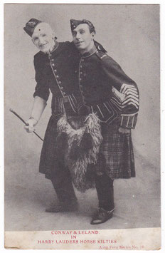 Conway And Leland "Harry Lauders Horse Kilties" One legged comedians