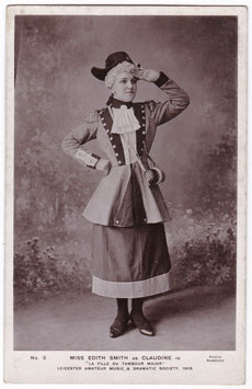 Edith Smith "La Fille Du Tambour Major" Leicester Amateur Society
