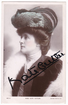 Kate Cutler. Rotary 162 H. Signed postcard
