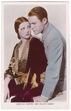 Chester Morris and Sylvia Sidney. Film Partners pc 29
