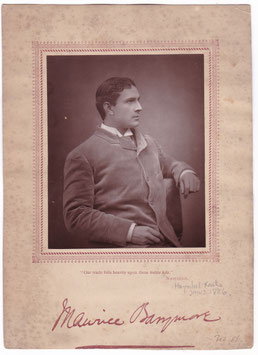 Maurice Barrymore. Barraud, 1886. Carbon