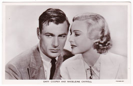 Gary Cooper and Madeleine Carroll. Film Partners P 211
