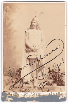 Ejnar Forchhammer "Lohengrin" Höffert. Signed cabinet photo