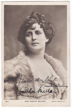 Evelyn Millard. Rotary 191 I. Signed postcard