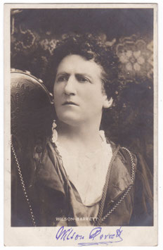 Wilson Barrett. Signed postcard