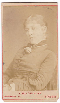 Jennie Lee. 1876. London Stereoscopic Co. CDV