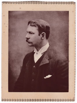 Jerome K Jerome. Barraud. 1890. Woodburytype