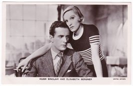 Hugh Sinclair and Elisabeth Bergner. Film Partners P 165