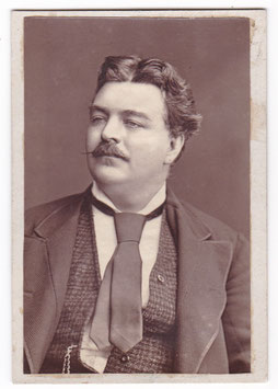 William Rignold. Woodburytype CDV
